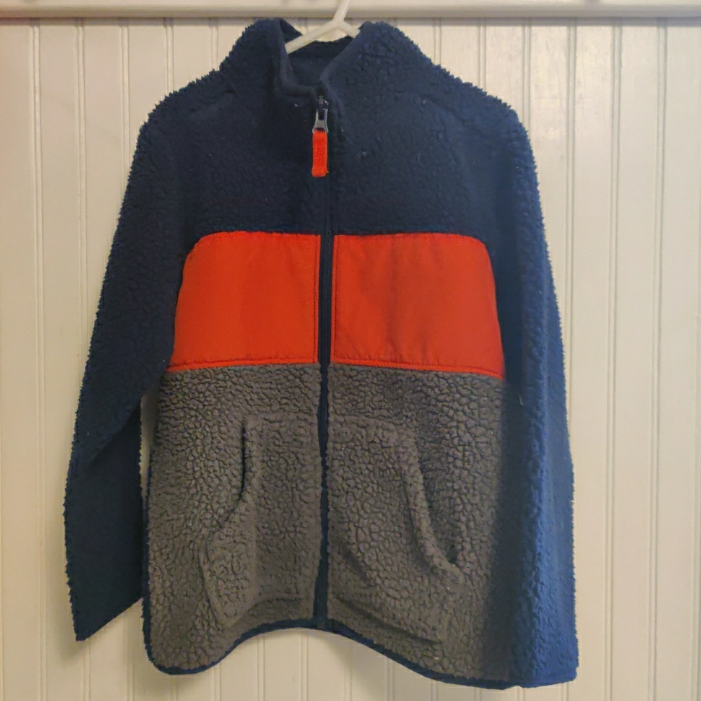 Carter's Blue and Orange Sherpa Jacket